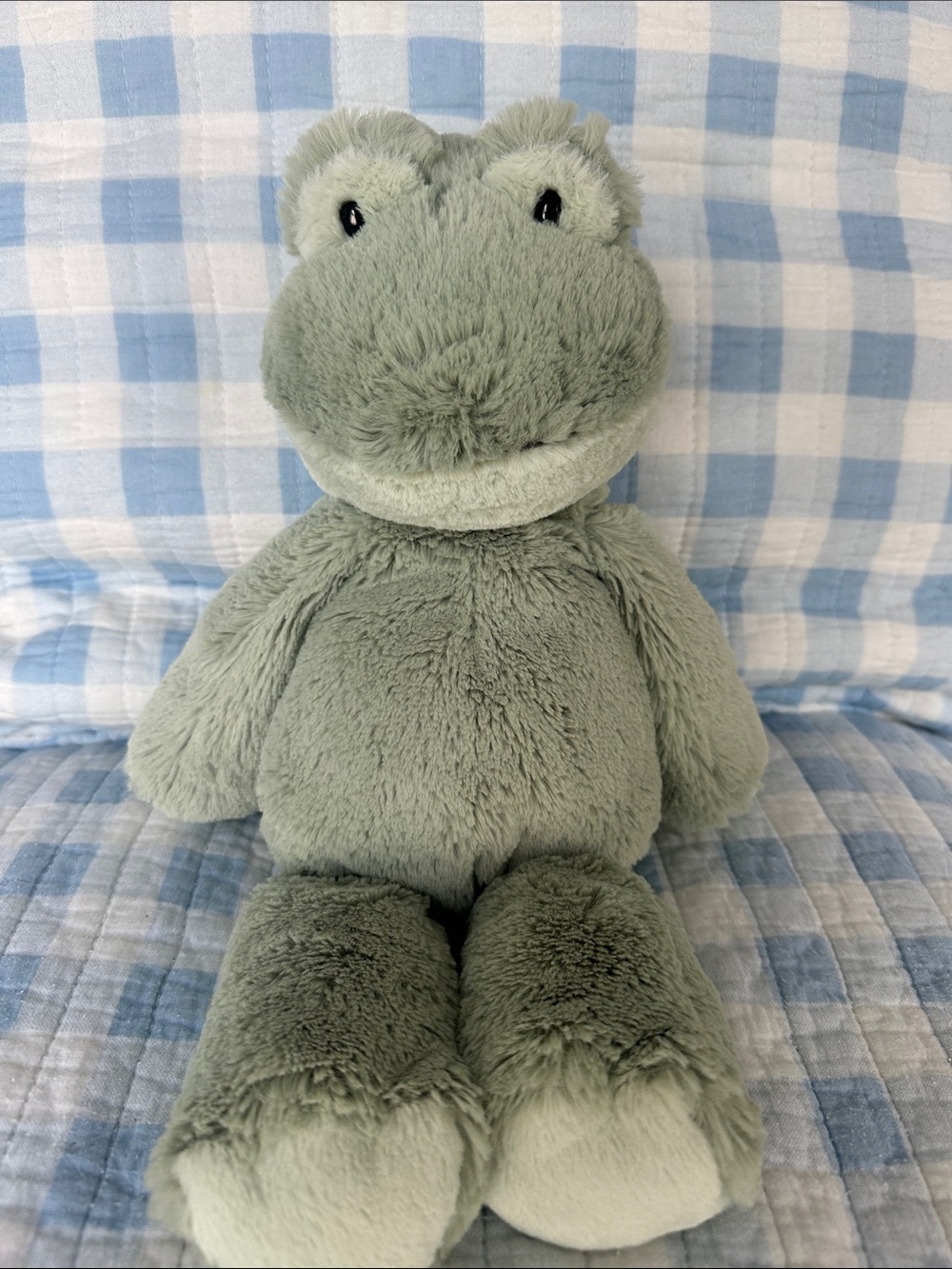 Mary Meyer 13” Marshmallow Mossy Frog